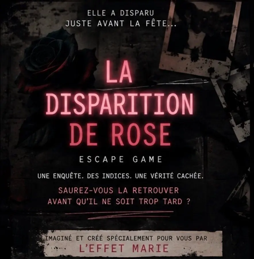 Escape game La disparition de Rose