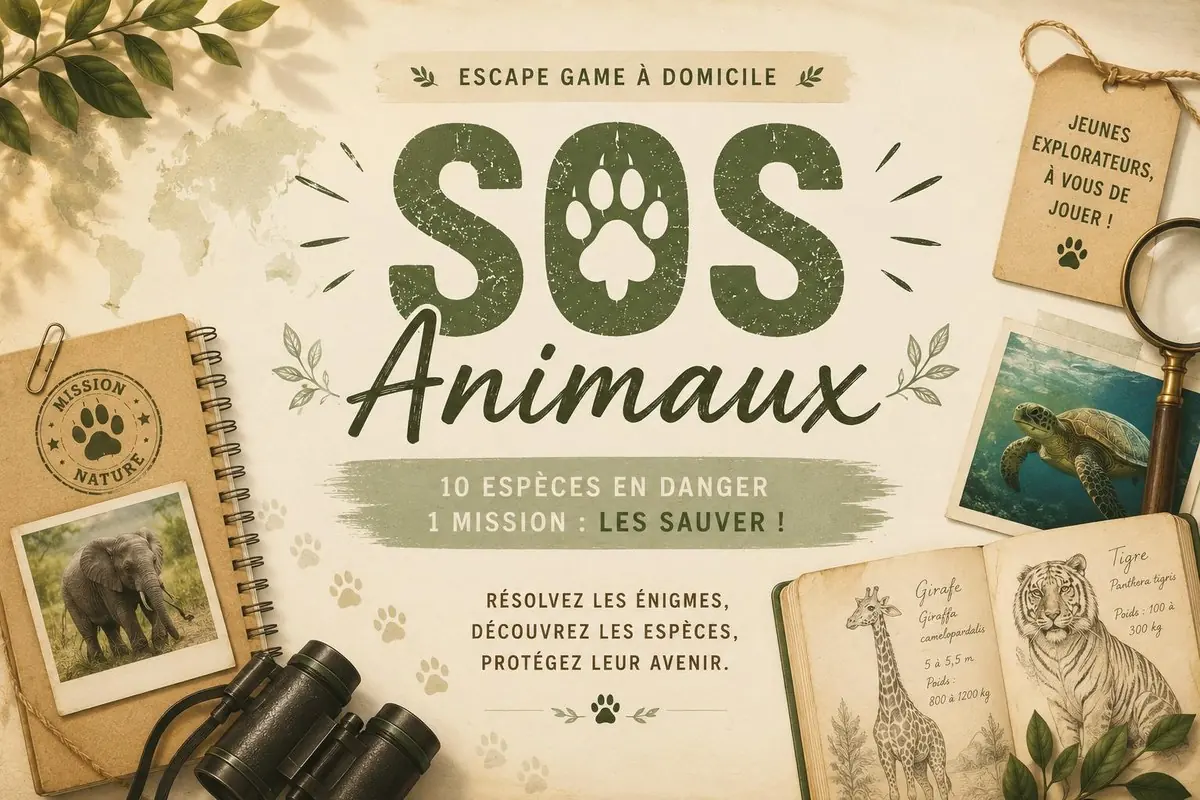 Escape game SOS animaux